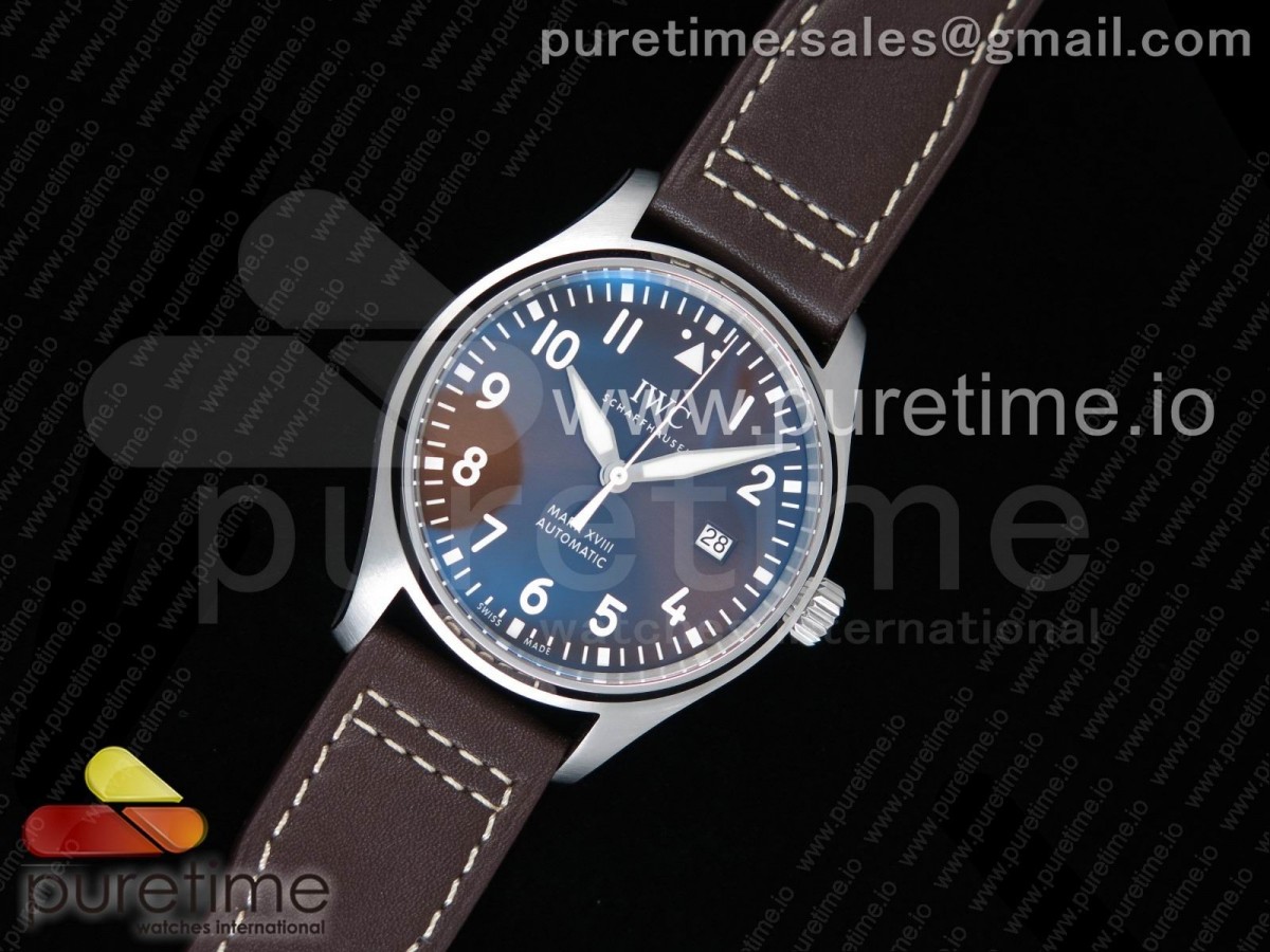 MK공장 V2 IWC 마크18 327003 앙투안 드 센티 엑세베리 / 가죽 MARK XVIII ANTOINE DE SAINT EXUPÉRY IW327003 SS MKS 1:1 Best Edition on Brown Leather MIYOTA 9015