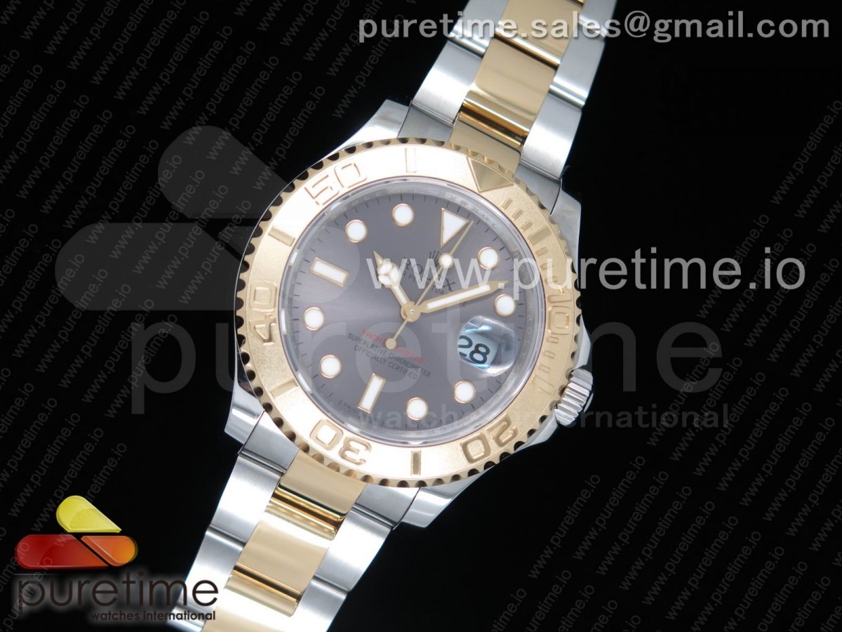 GM공장 롤렉스 요트마스터 그레이 콤비 Yacht-Master 116623 YG Wrapped GMF Best Edition Gray Dial on SS/YG Bracelet SA3135