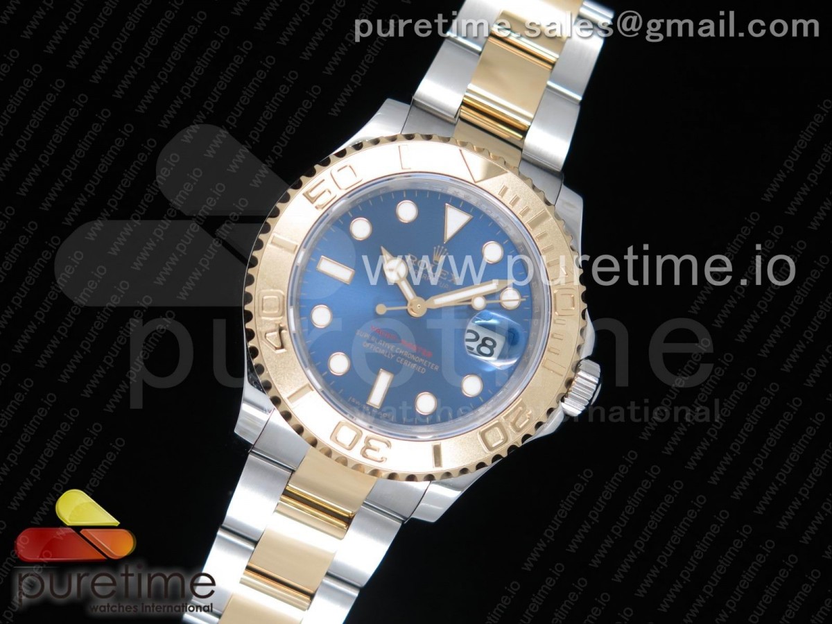 GM공장 롤렉스 요트마스터 블루 콤비 Yacht-Master 116623 YG Wrapped GMF Best Edition Blue Dial on SS/YG Bracelet SA3135