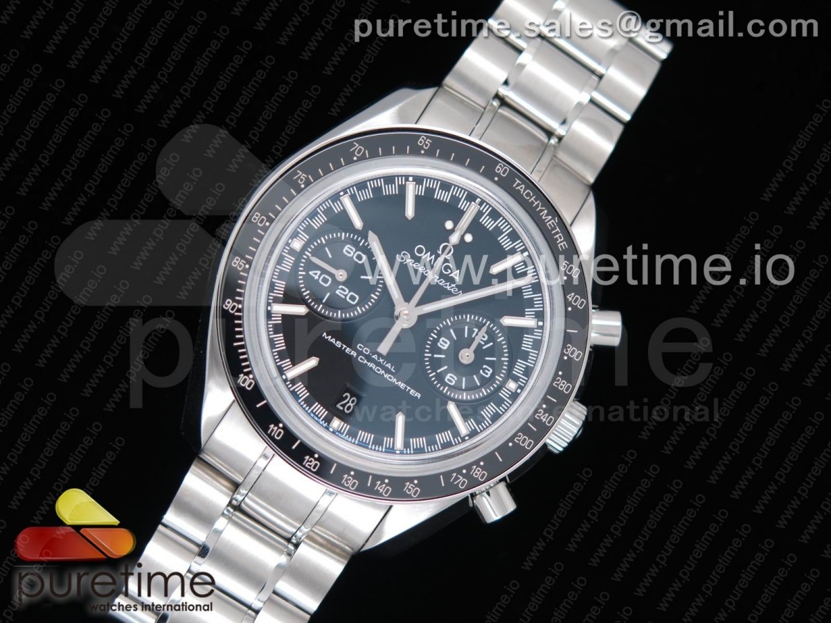 OM공장 오메가 스피드마스터 문워치 블랙다이얼 / 브슬  Speedmaster Moonwatch OMF 11 Best Edition Black Dial SS Hand on SS Bracelet A9900