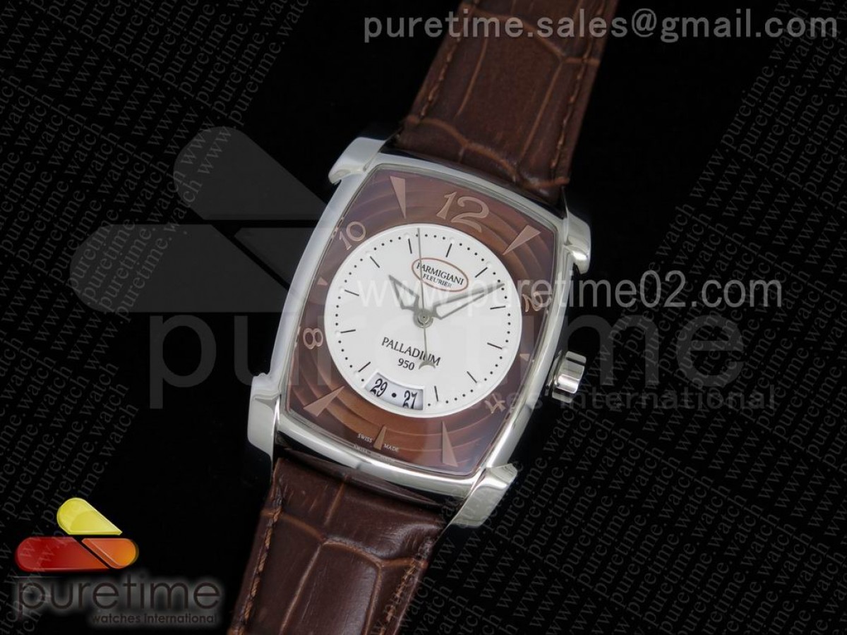 파르마지아니 칼파 그란데 빅 세컨즈 핸즈 브라운 다이얼 Kalpa Grande Big Seconds Hand SS Brown Dial on Brown Leather Strap A331