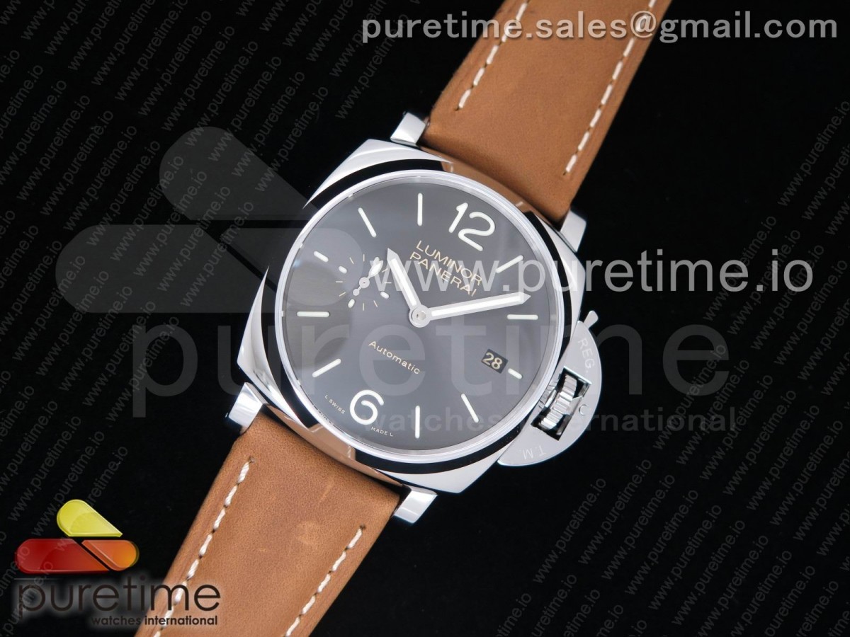 VS공장 파네라이 PAM904 루미노르 두에 그레이 다이얼 브라운 아소 스트랩 PAM904 Luminor Due VSF Best Edition Gray Dial on Brown Asso Strap AXXXIV