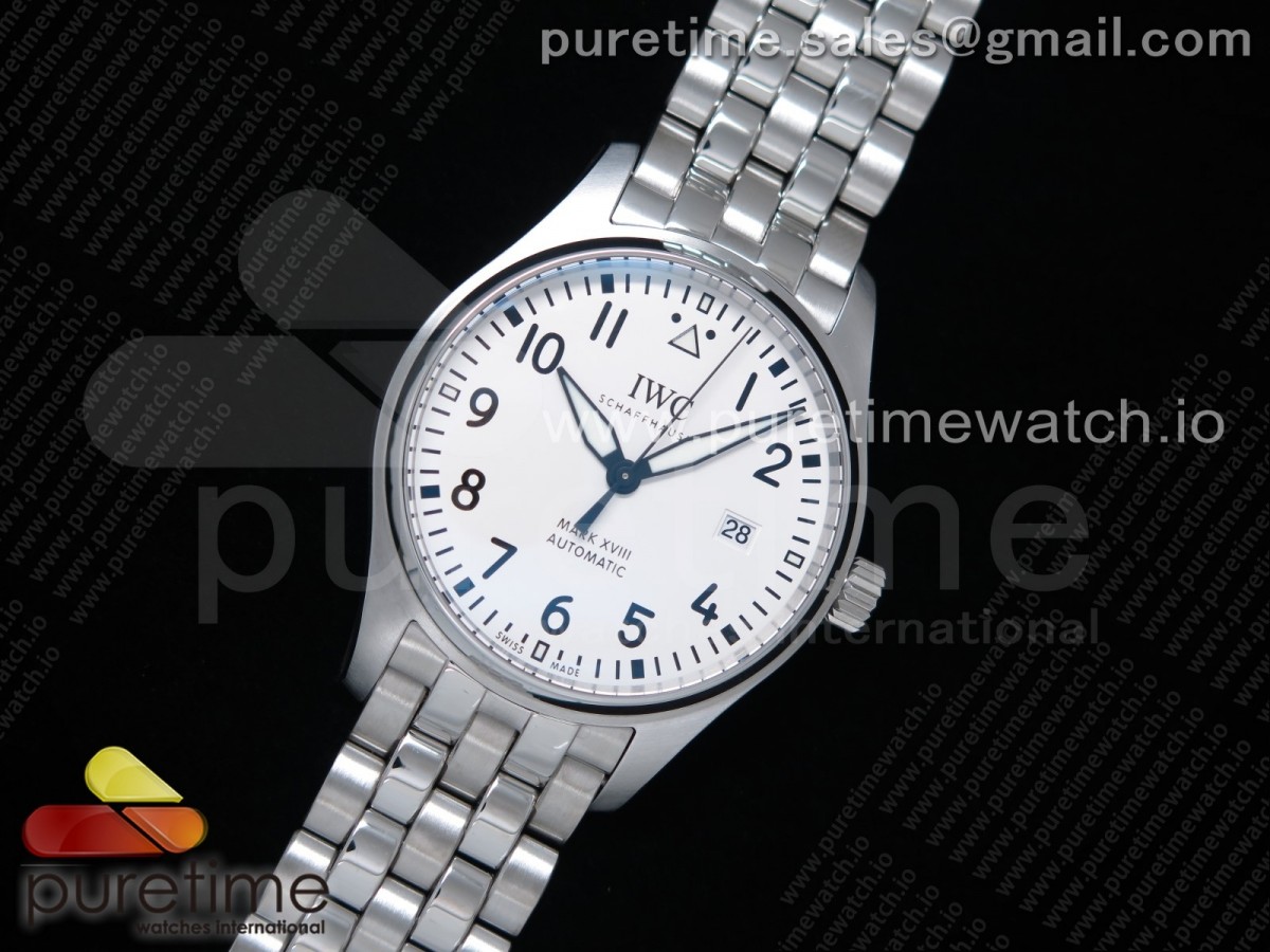 V7공장 마크18 화이트다이얼 브슬 / Mark XVIII V7F 11 Best Edition White Dial on SS Bracelet ETA2892