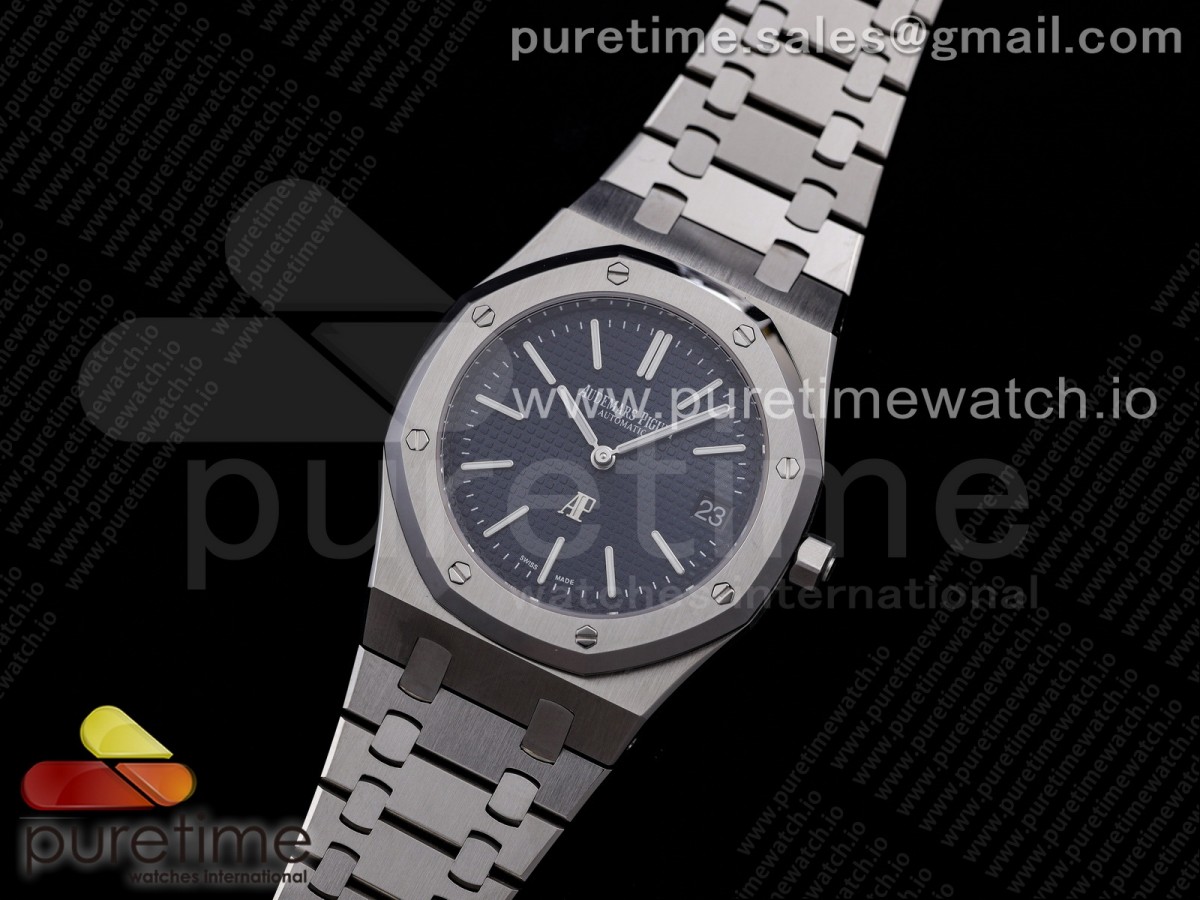 KZ공장 오데마피게 로얄오크 15202 블루 다이얼 브슬 / Royal Oak 39mm 15202 SS KZF 11 Best Edition Blue Textured Dial on SS Bracelet A2121