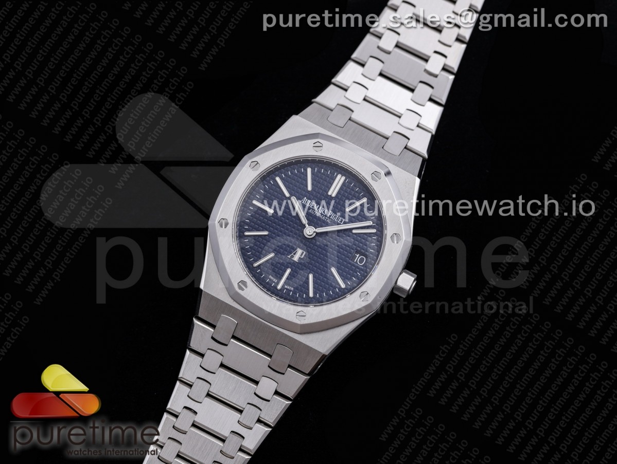 ZF공장 오데마피게 로얄오크 15202 블루다이얼 브슬 / Royal Oak 39mm 15202 SS ZF 11 Best Edition Blue Textured Dial on SS Bracelet A2121