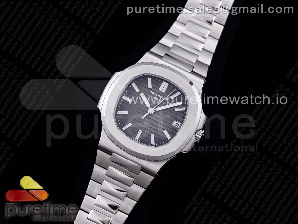 GR공장 V2 파텍필립 노틸러스 5711 그레이블루다이얼 브슬 / Nautilus 5711 SS GRF 11 Best Edition Gray Blue Textured Dial on SS Bracelet 324CS