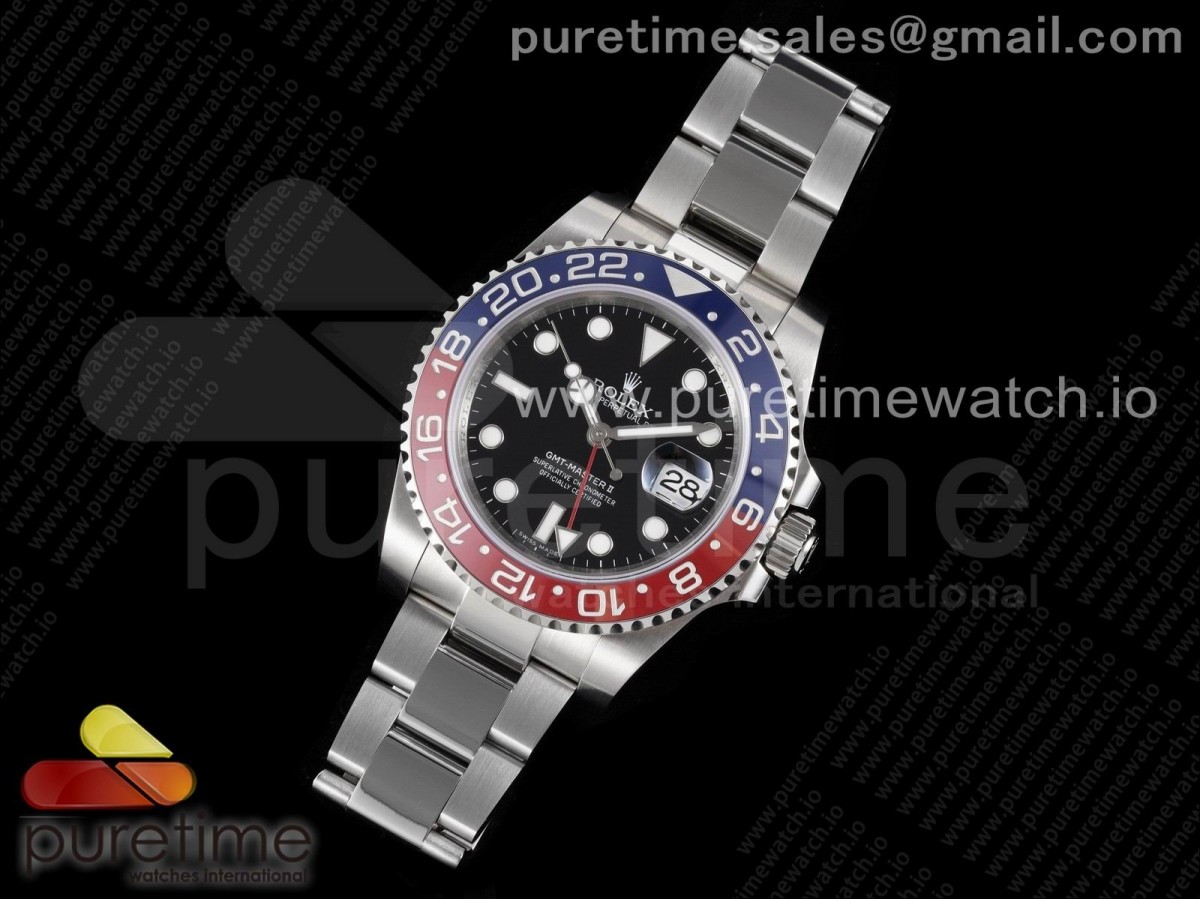 VR공장 롤렉스 GMT마스터 펩시 레드앤블루 3186 오이스터 / GMT-Master II 116719 BLRO RedBlue Ceramic 904L Steel VRF 11 Best Edition SA3186 CHS MAX Version