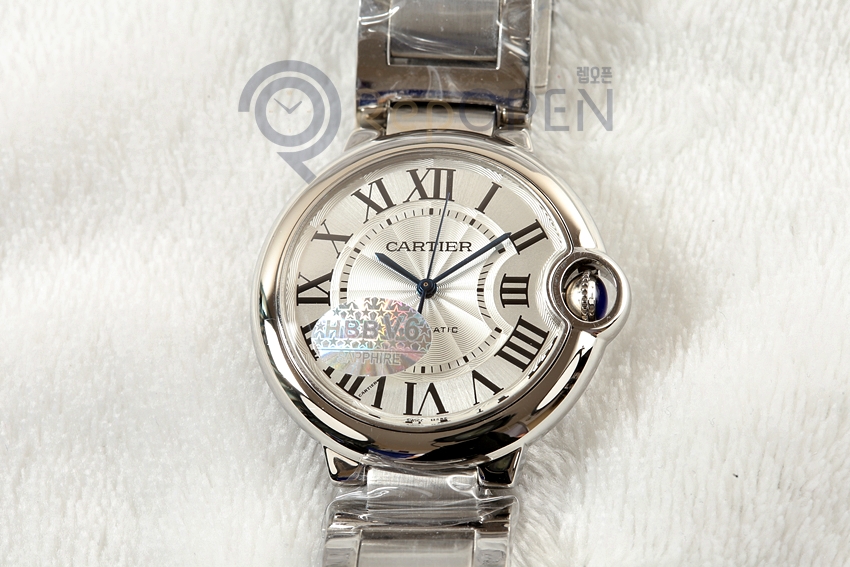 V6공장 까르띠에 발롱블루 36MM 오토 여성용