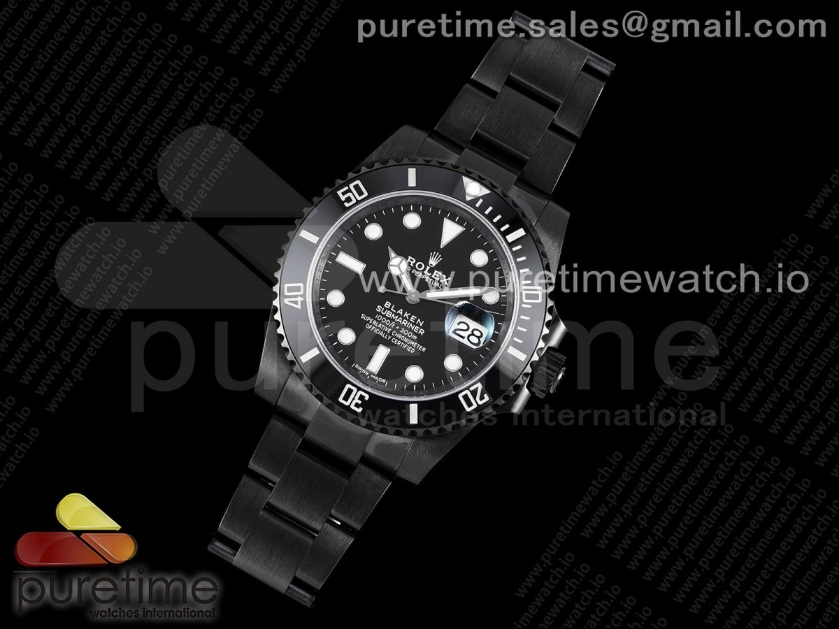 V6공장 롤렉스 서브마리너 블랙 DLC 904L VS3135 / Submariner 116610 Blacken DLC Black 904L Steel V6F 11 Best Edition VS3135 V2