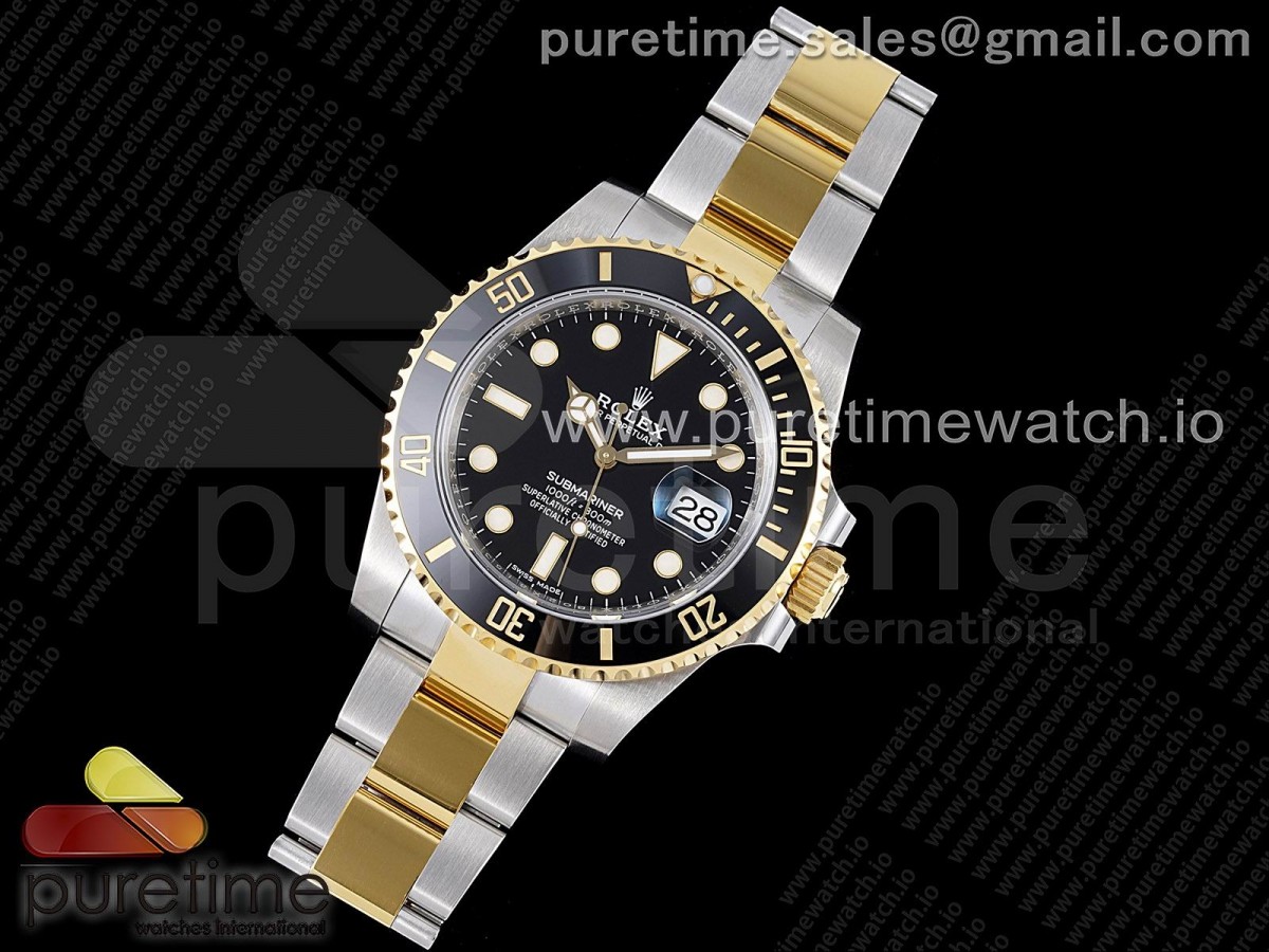 VS공장 롤렉스 서브마리너 흑콤 블랙 콤비 옐로우골드 VS3135 / Submariner 116613 LN SSYG Black Ceramic 904L Steel VSF 11 Best Edition VS3135