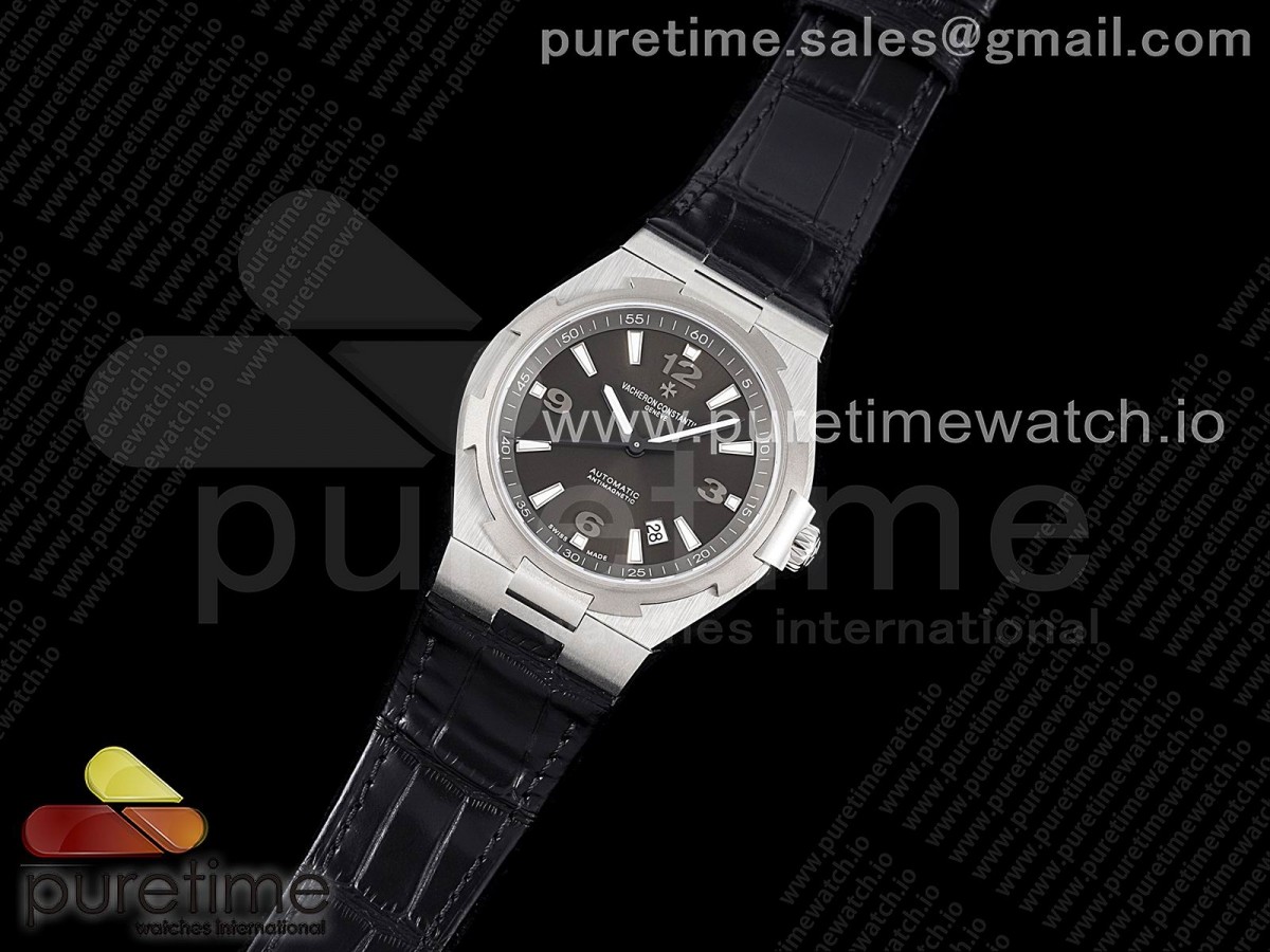 8F공장 바쉐론콘스탄틴 오버시즈 그레이다이얼 가죽 / Overseas SS 8F Maker Gray Dial on Black Leahter Strap MIYOTA9015