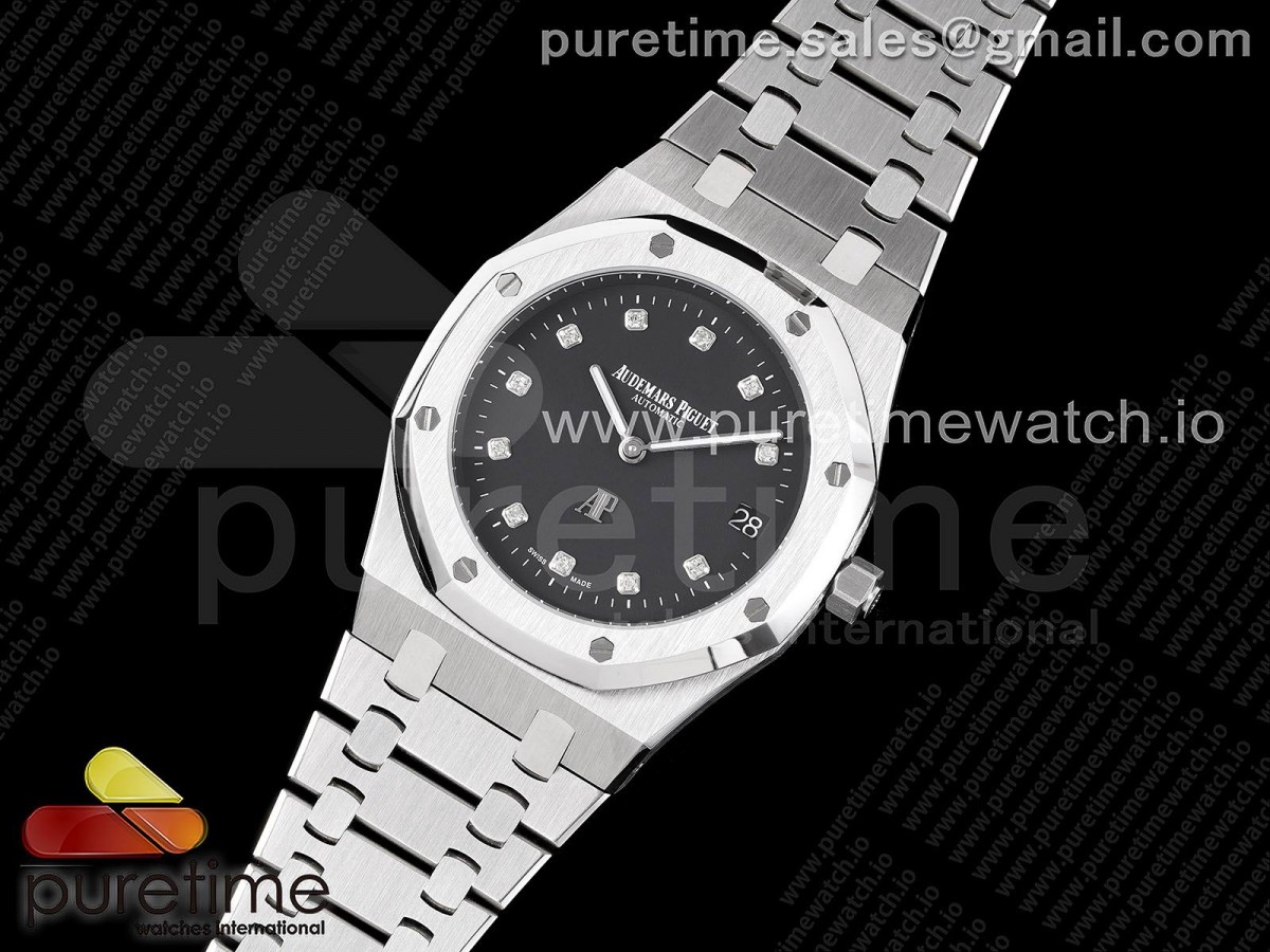 BF공장 오데마피게 로얄오크 39MM 15206 블랙다이아 다이얼 브슬 / Royal Oak 39mm 15206 SS BF Best Edition Black Dial on SS Bracelet A2121