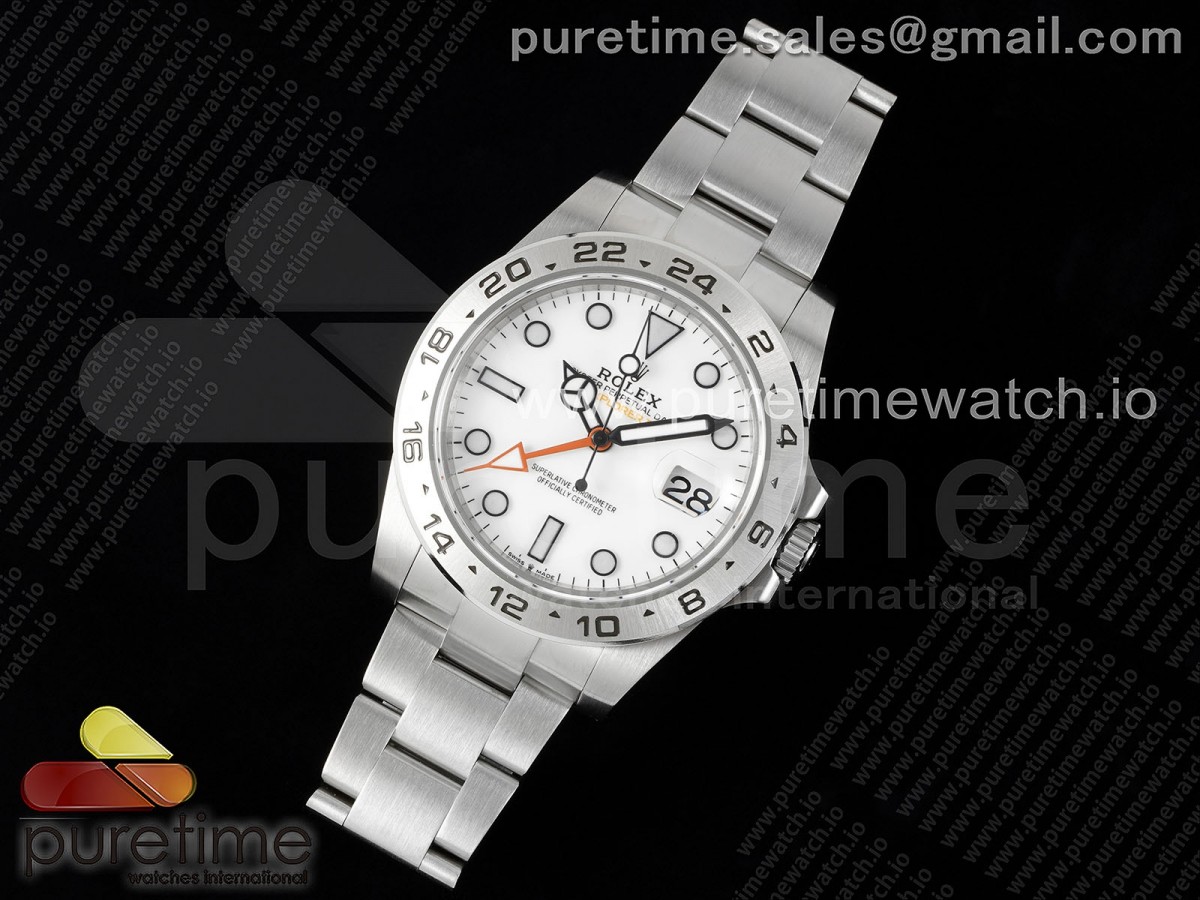 JD공장 롤렉스 익스플로러2 V3 42MM 화이트다이얼 브슬 / Explorer II 42mm 226570 904L SS JDF 11 Best Edition White Dial on Bracelet A3187 CHS V3