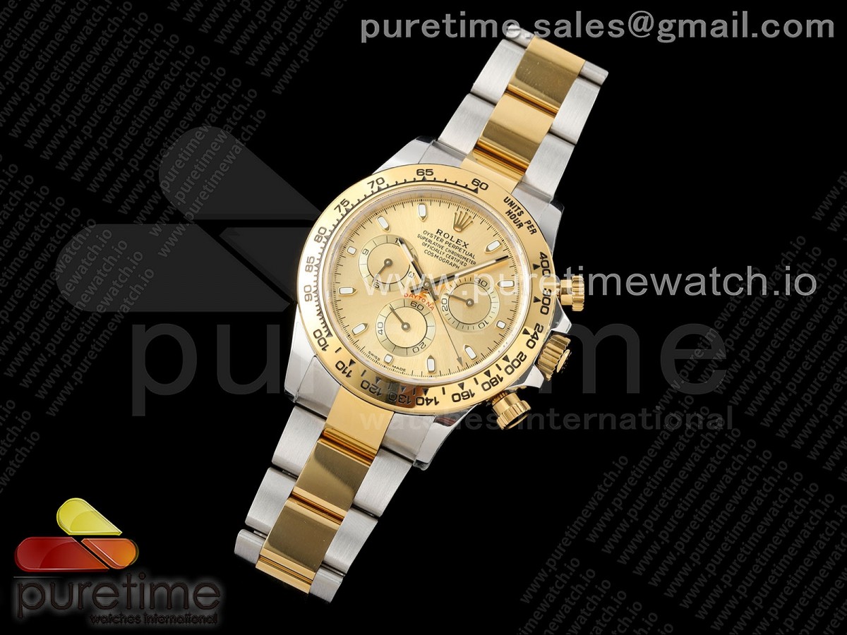 BT공장 로렉스 데이토나 콤비 골드다이얼 Daytona 116523 BTF 1:1 Best Edition 904L SS Case and Bracelet YG Dial SA4130