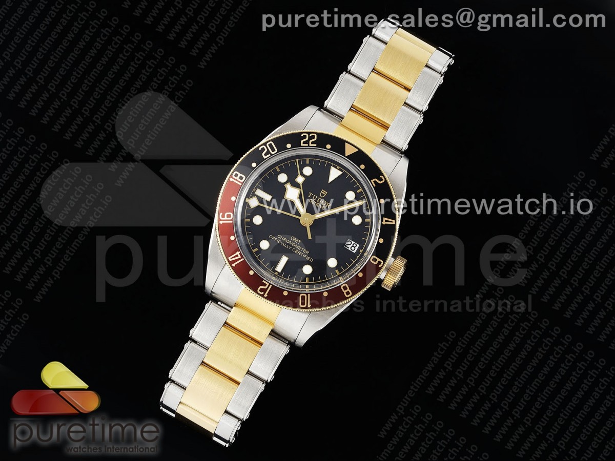 ZF공장 튜더 블랙베이 지엠티 Black Bay GMT S&G BlackBrown Bezel ZF 11 Best Edition on SSYG Bracelet A2836
