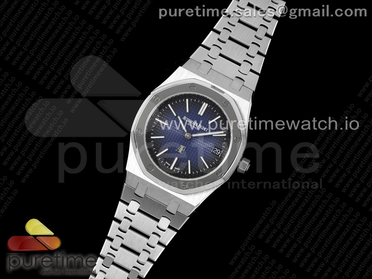 IP공장 로얄오크 15202 39미리 블루블랙 다이얼 Royal Oak 39mm 15202 SS IPF 11 Best Edition BlueBlack Textured Dial on SS Bracelet A2121