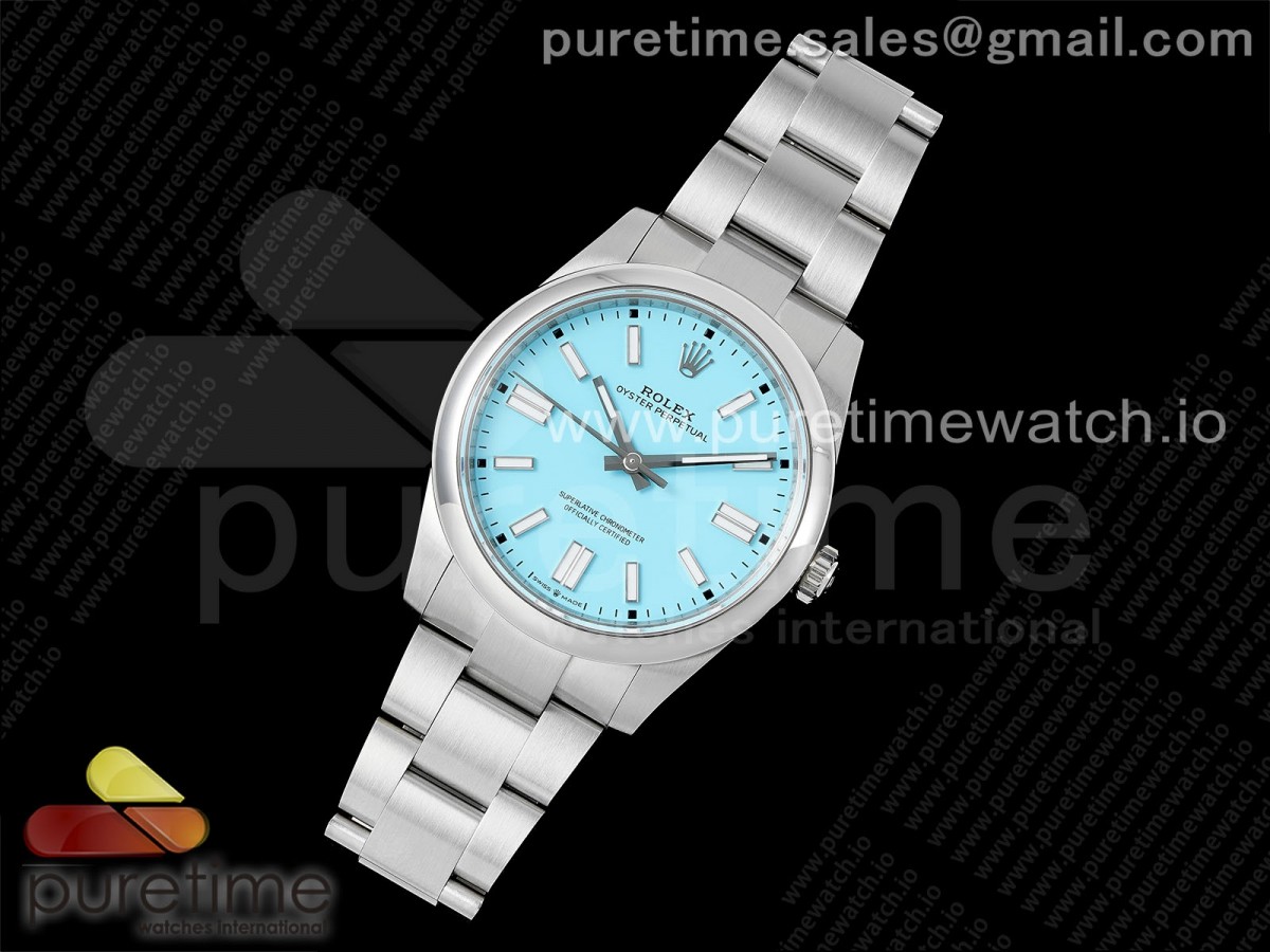 VS공장 롤렉스 오이스터퍼페츄얼 더콰이즈블루 다이얼 41미리 Oyster Perpetual 124300 41mm VSF 11 Best Edition 904L Steel Tiffany Blue Dial VS3235