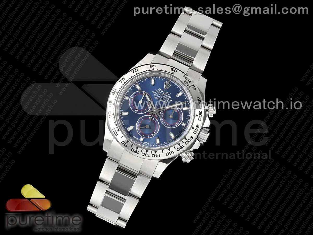 클린공장 롤렉스 데이토나 블루다이얼 Daytona 116509 Clean 11 Best Edition Blue Stick Dial on SS Bracelet SA4130 V2