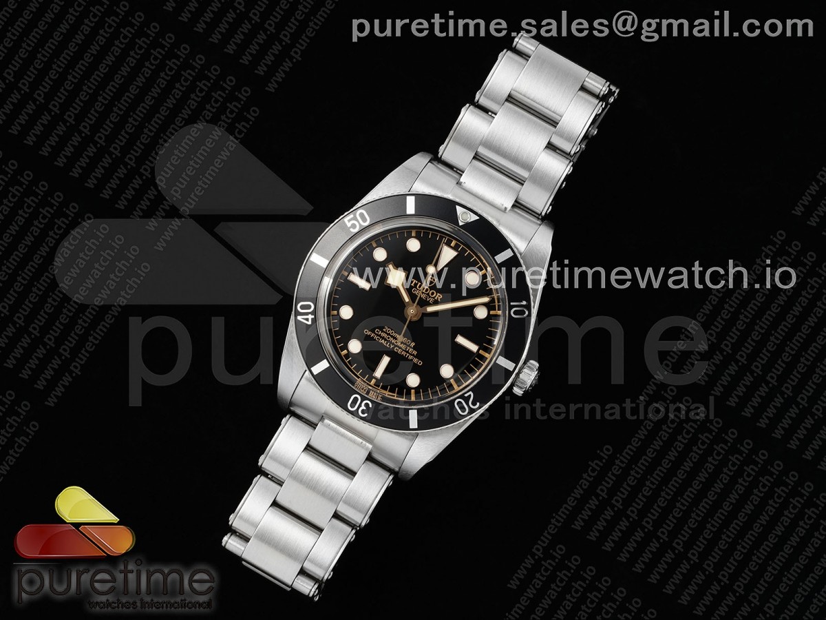 ZF공장 튜더 블랙베이 37미리 블랙 Heritage Black Bay 37mm SS ZF 11 Best Edition Black Dial on SS Bracelet A2824