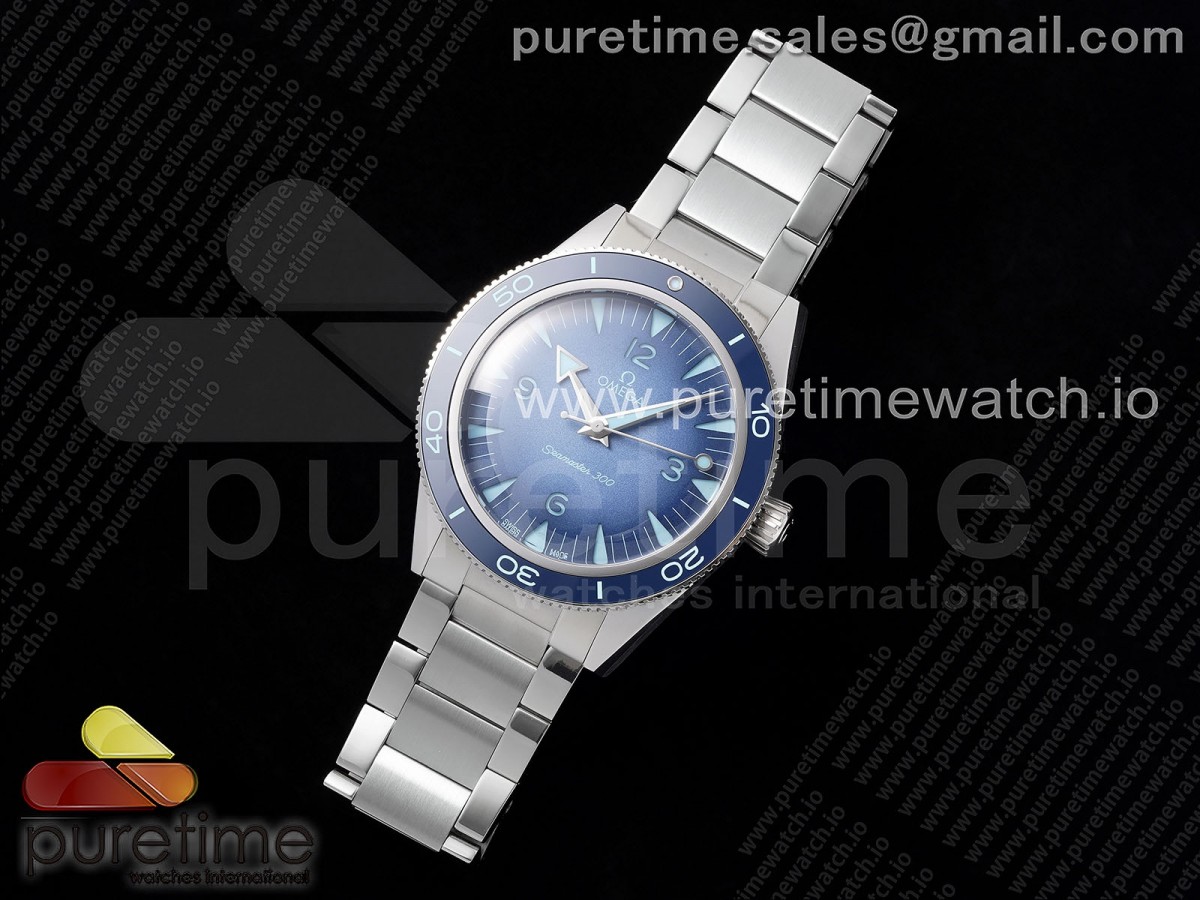 VS공장 오메가 씨마스터 300 헤리티지 8912무브먼트 Seamaster 300 Heritage VSF 11 Best Edition Blue Dial on SS Bracelet A8912 Super Clone