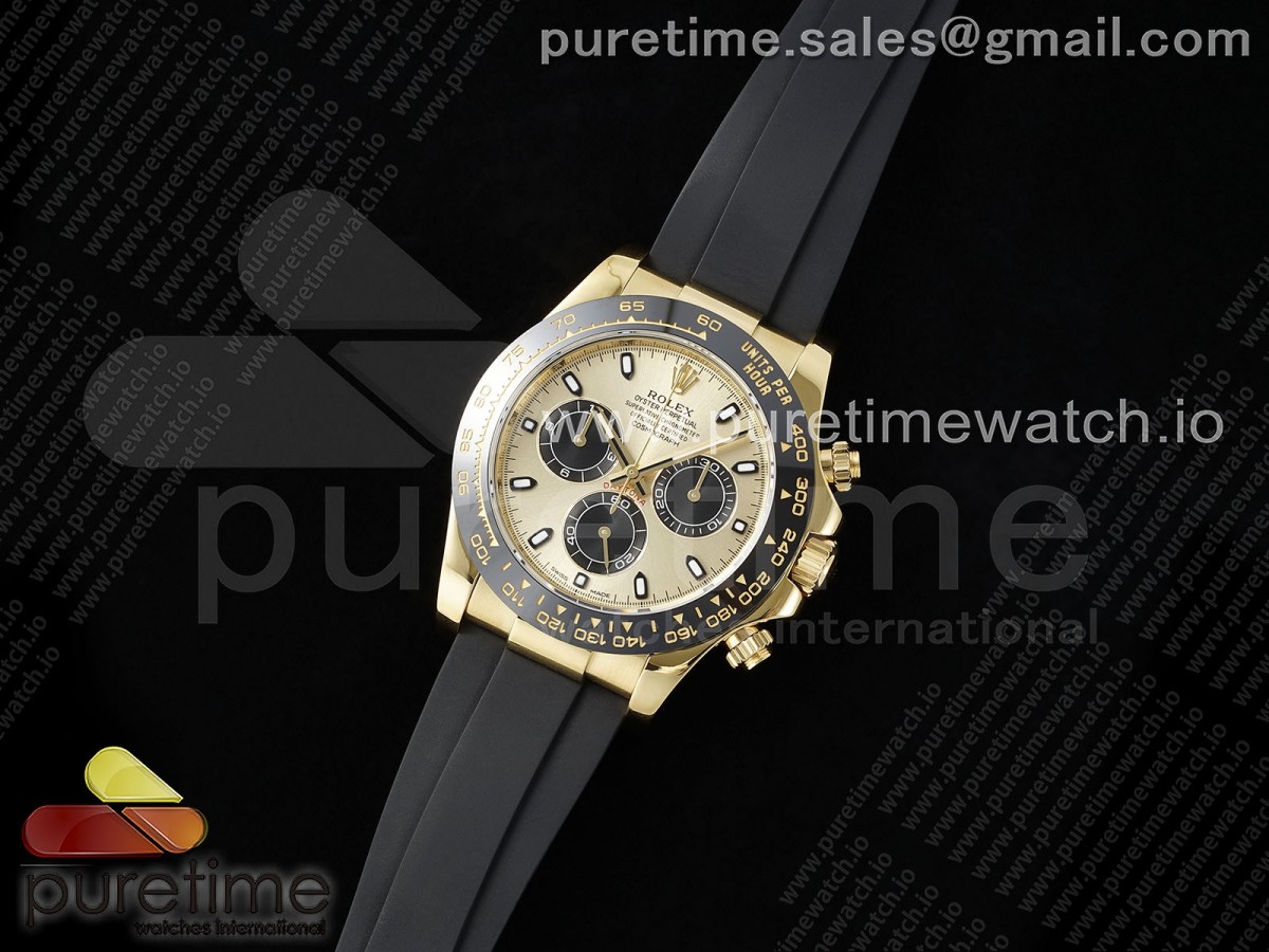 ZF공장 롤렉스 데이토나 116518 텅스텐 4130무브먼트 Daytona 116518 LN ZF 11 Best Edition YGBlack Dial on Oysterflex Strap SH4130 (Gain Weight)