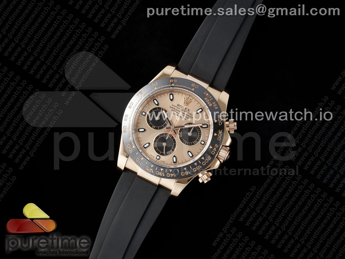 ZF공장 롤렉스 데이토나 116515 텅스텐 4130무브먼트 Daytona 116515 LN ZF 11 Best Edition RGBlack Dial on Oysterflex Strap SH4130 (Gain Weight)