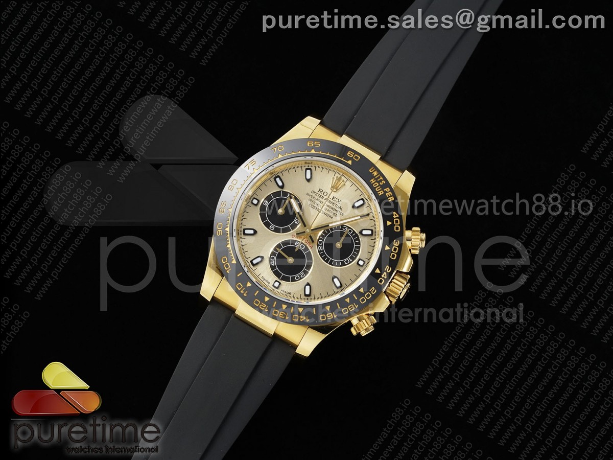 VS공장 롤렉스 데이토나 골드 다이얼 DAYTONA 116518 VSF 11 BEST EDITION 904L STEEL YG DIAL ON OYSTERFLEX STRAP DD4130
