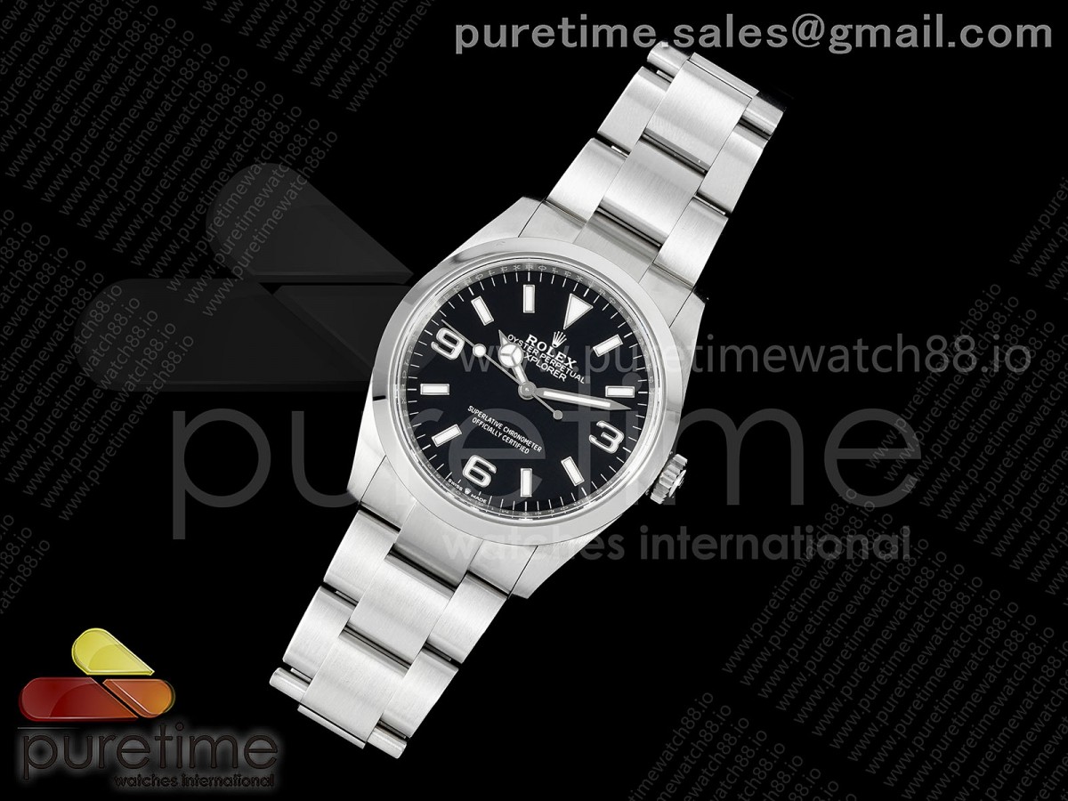 VS공장 롤렉스 익스플로러 36 신형 VS3230최신무브 Explorer 36 124270 904L Steel VSF 11 Best Edition on SS Bracelet VS3230