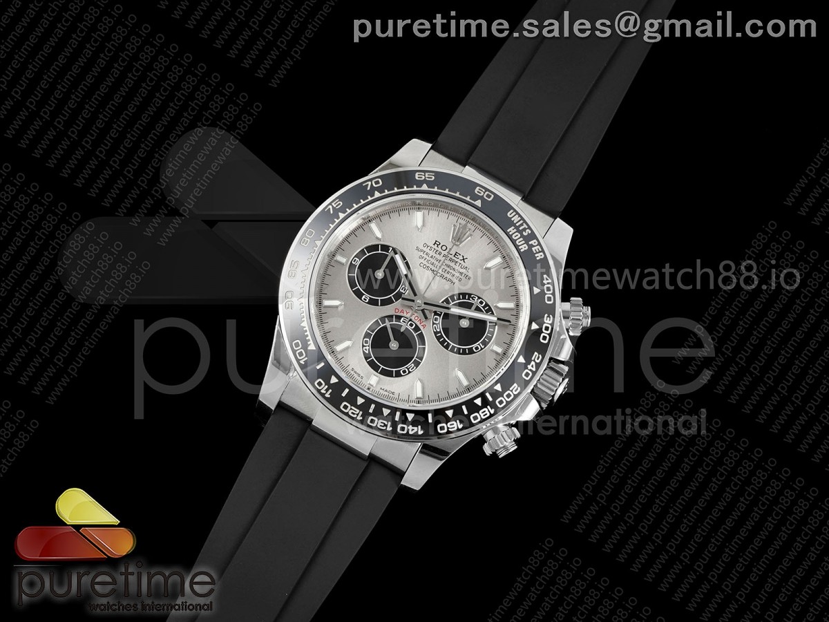 VS공장 롤렉스 데이토나 텅스텐 정품금통무게 재현 최신형 버전  Daytona 126519 VSF 11 Best Edition GrayBlack Dial on Oysterflex Strap VS4131 V2 (Weighted)
