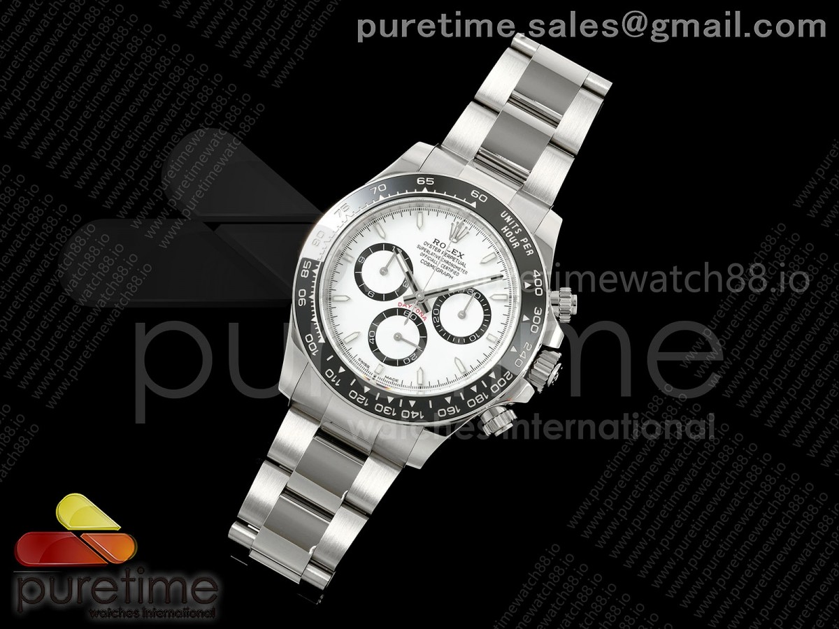THB공장 Daytona 126500 THBF 11 Best Edition 904L Steel White Dial on SS Bracelet SH4131