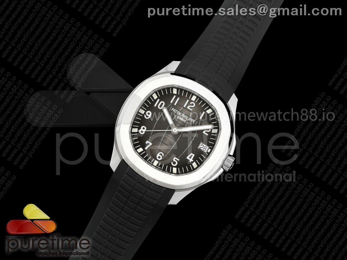 DDF 파텍필립 아쿠아넛 5167 그레이다이얼 러버스트랩 Aquanaut 5167 SS DDF 11 Best Edition Gray Dial on Black Rubber Strap DD324 Super Clone