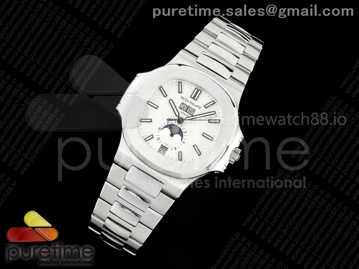 D공장 파텍필립 노틸러스 5726 A324 무브먼트 화이트 Nautilus 5726 SS DF 11 Best Edition White Dial on SS Bracelet A324