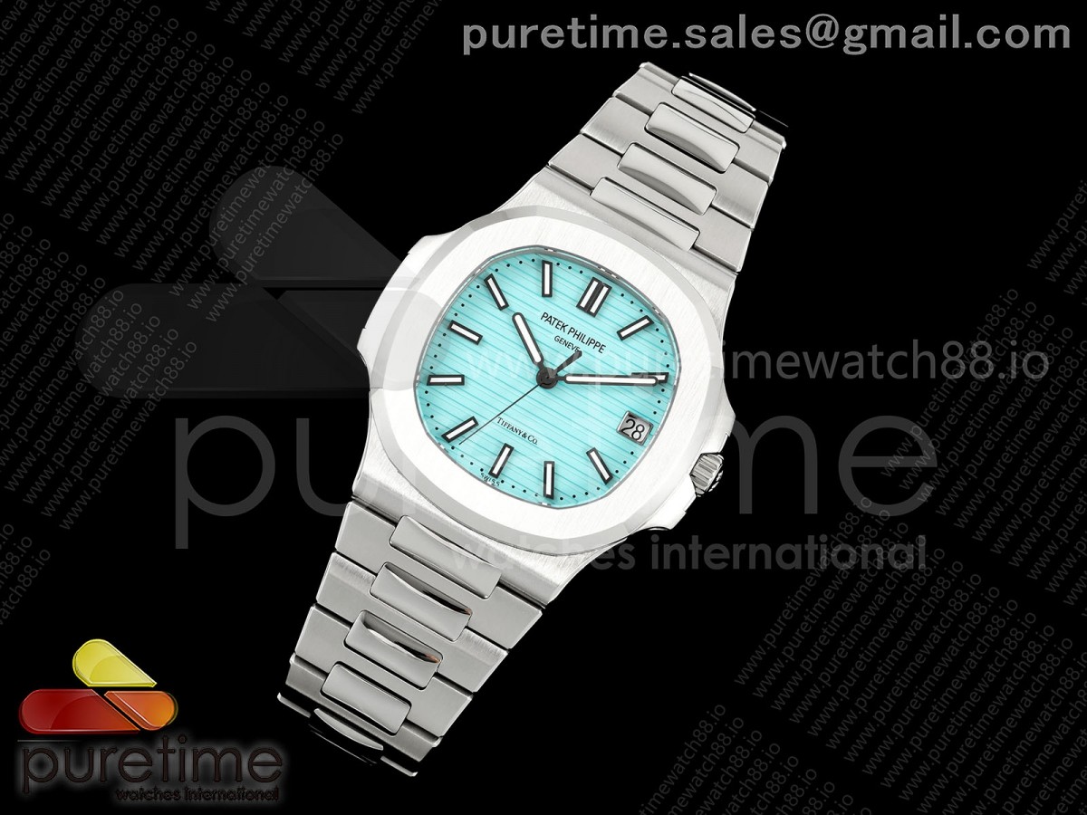 DD공장 파텍필립 노틸러스 5711 DD330 무브먼트 티파니  Nautilus 5711 DDF 11 Best Edition Tiffany Blue Dial on SS Bracelet DD330 Super Clone