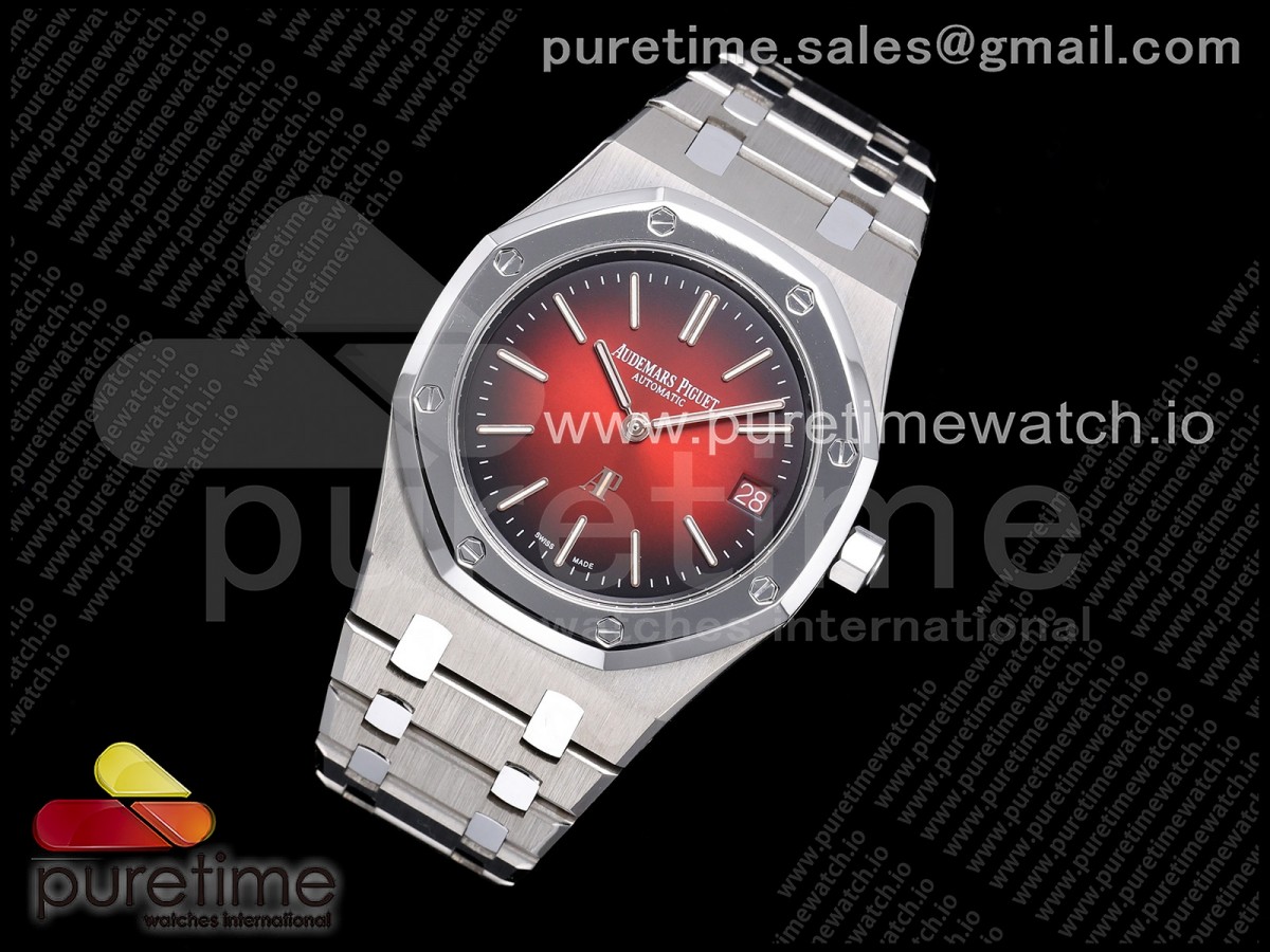 ZF공장 오데마피게 로얄오크 39미리 티타늄 16202XT Royal Oak 39mm Titanium 16202XT ZF 11 Best Edition Red Dial on Bracelet A7121