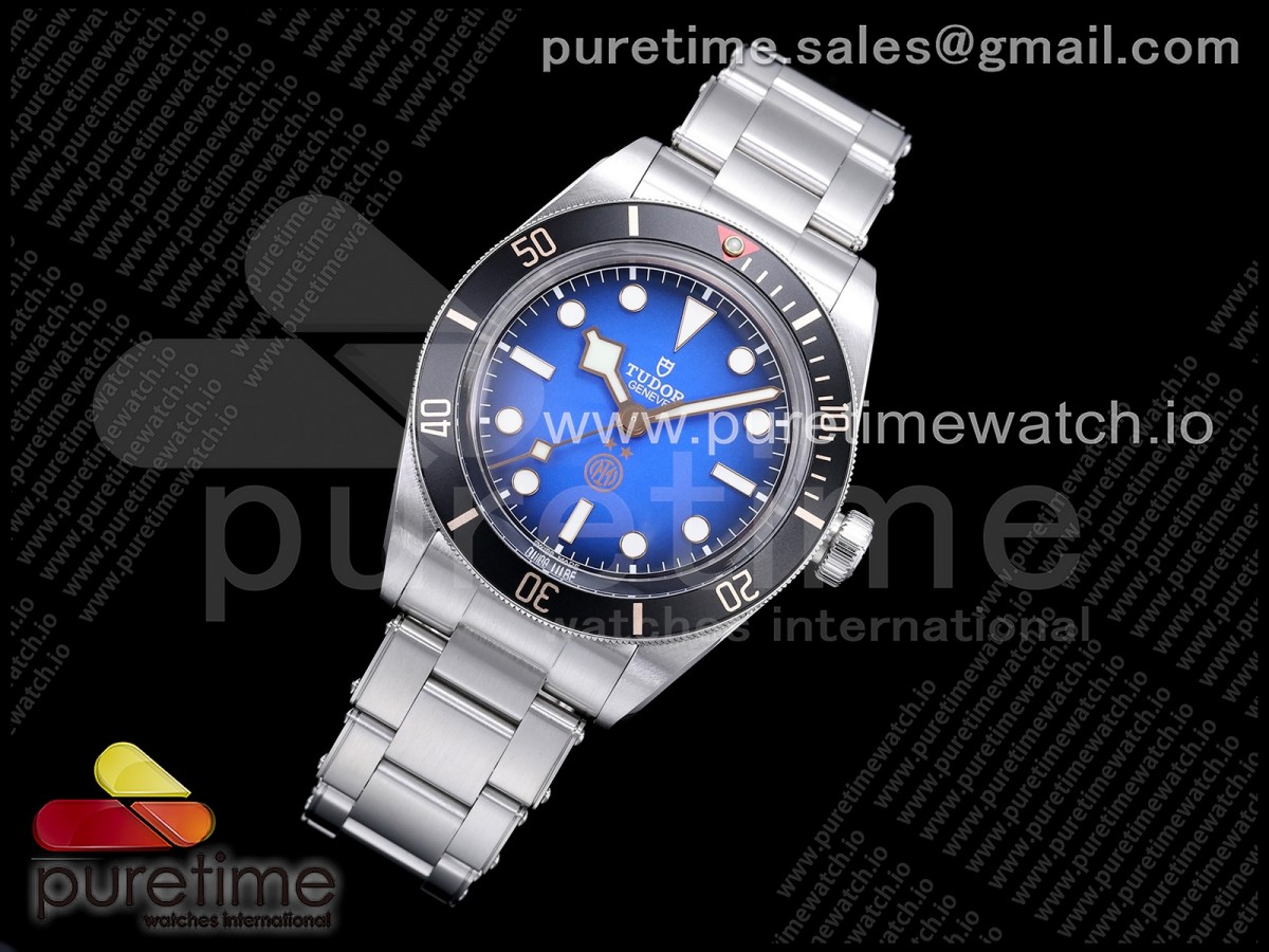 ZF공장 튜더 블랙베이58 인터밀란 39미리 Black Bay Fifty Eight Inter Milan's SS ZF 11 Best Edition Blue Dial on SS Bracelet A2824